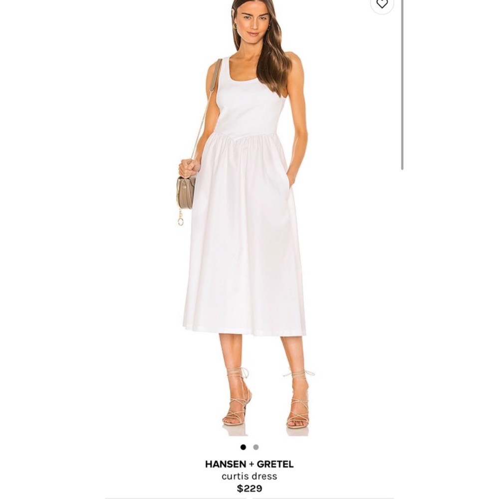 Hansen + Gretel - Revolve - Curtis Dress in white